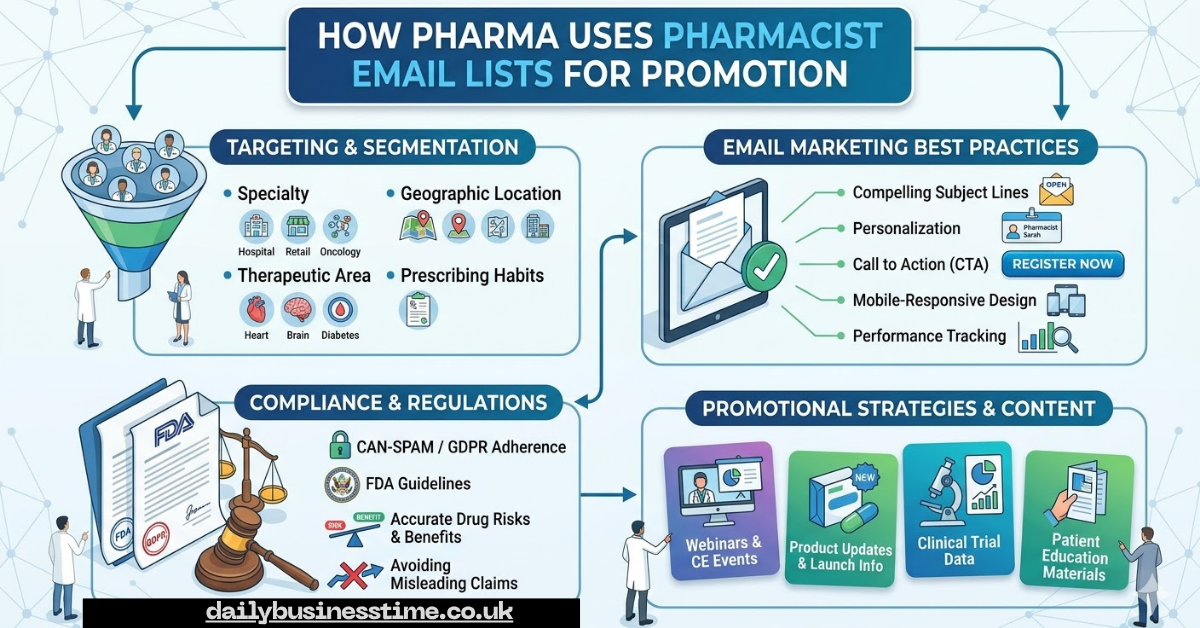 How Pharma Uses Pharmacist Email Lists for Promotion