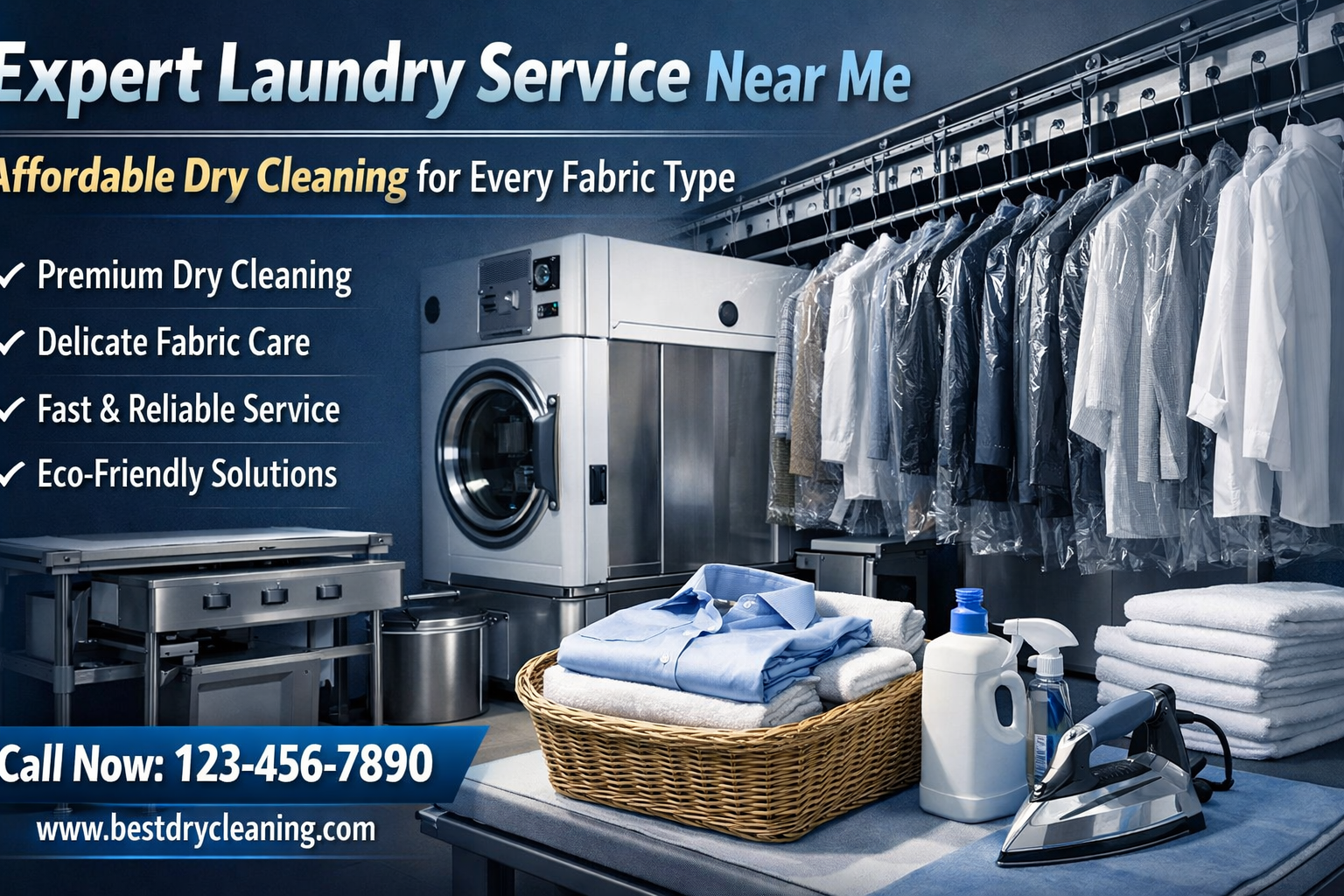 Expert Laundry Service Near Me – Affordable Dry Cleaning for Every Fabric Type