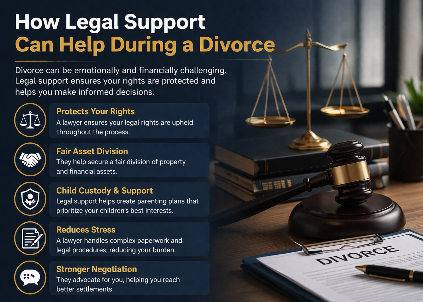 How Legal Support Can Help During a Divorce