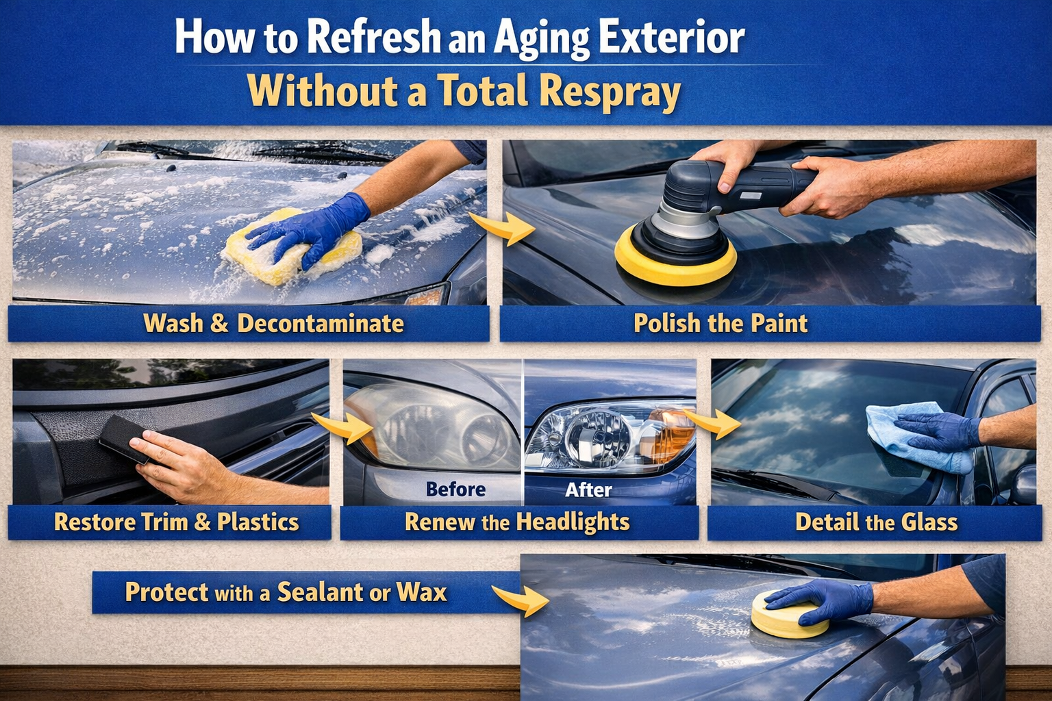 How to Refresh an Aging Exterior Without a Total Respray