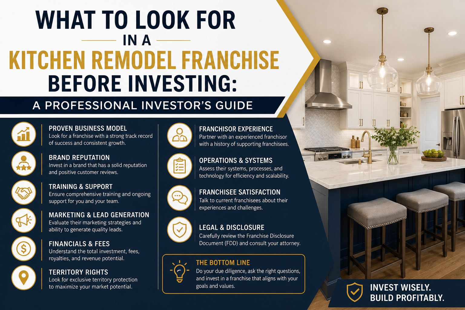 What to Look for in a Kitchen Remodel Franchise Before Investing: A Professional Investor’s Guide